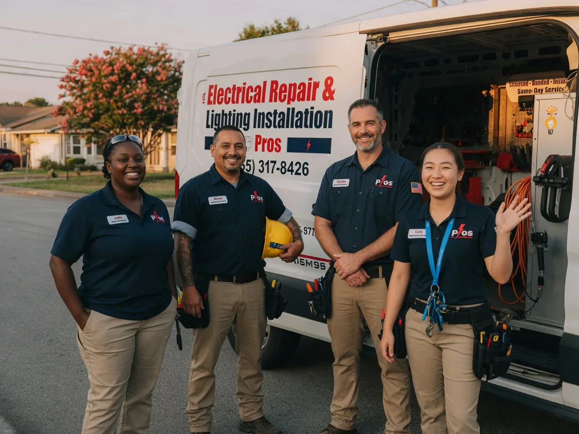 Licensed Electrician company in Hamshire, TX